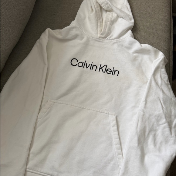 Calvin Klein Jackets & Blazers - Calvin Klein Classic White Pullover